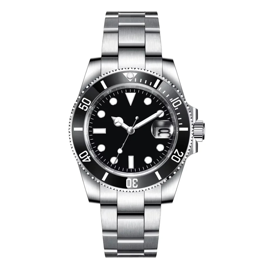 Submariner – Timeless Deep-Sea Performance Silver Black Automatic mechanical watch