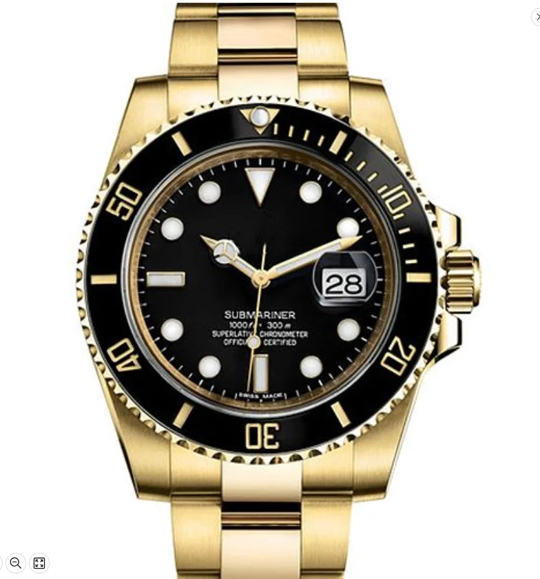 Submariner – Timeless Deep-Sea Performance Golden Black Automatic mechanical watch