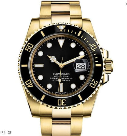 Submariner – Timeless Deep-Sea Performance Golden Black Automatic mechanical watch