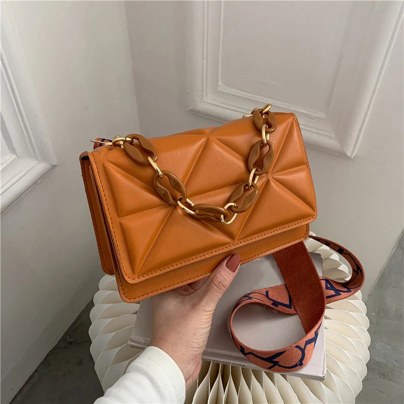Crossbody Bag For Women Fashion Handbags Luxury Designer Female Shoulder Bags Brand Messenger Bag Purses brown