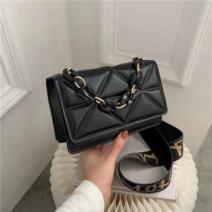 Crossbody Bag For Women Fashion Handbags Luxury Designer Female Shoulder Bags Brand Messenger Bag Purses black